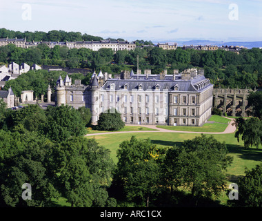 Il palazzo di Holyrood House, Edimburgo, Lothian, Scozia, Regno Unito, Europa Foto Stock