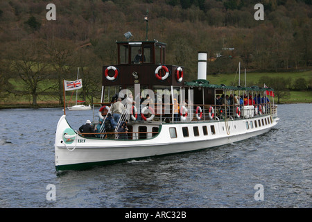 Sistema di cottura a vapore Terna al Lago sul lago Windermere Foto Stock