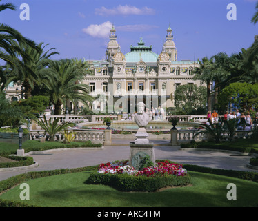 Il Casinò di Monte Carlo, Monaco, Cote d'Azur, Europa Foto Stock