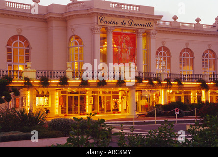 Casinò, Deauville, Côte Fleurie, Calvados, Basse Normandie (Normandia), Francia, Europa Foto Stock