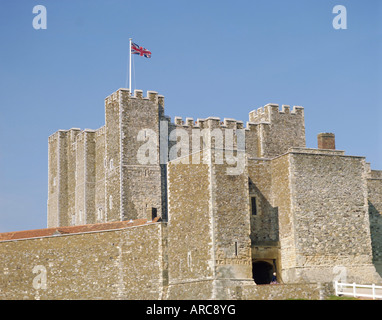 Il castello di Dover, Dover, Kent, England, Regno Unito Foto Stock