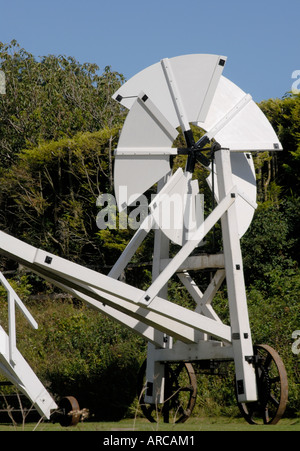 Fantackle di Jill Windmill un post il mulino a vento di mais che è stato restaurato per ordine di lavoro Foto Stock