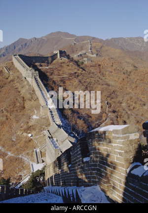 La Grande Muraglia della Cina, Mutianyu, Cina Foto Stock