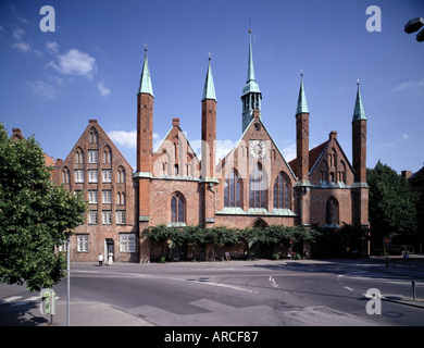 Lübeck, Heiligen-Geist-ospedale, Foto Stock