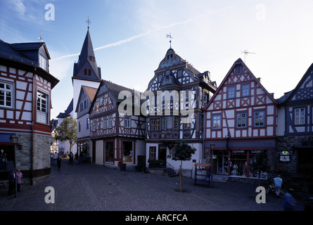 Idstein, Marktplatz, Killingerhaus (Mitte) Foto Stock