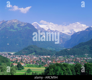 Interlaken, regione di Jungfrau, Oberland bernese, alpi svizzere, Svizzera, Europa Foto Stock