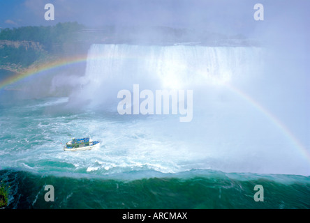 Cascate Horseshoe, Niagara Falls, Niagara, Ontario, Canada Foto Stock