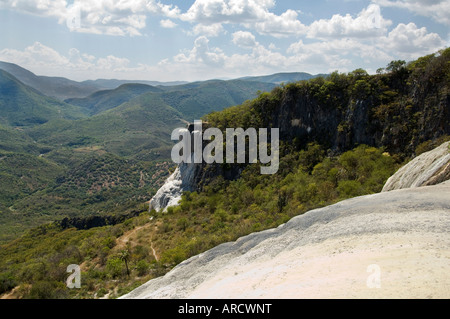 Hot Springs, Hierve el Agua, Oaxaca, Messico, America del Nord Foto Stock