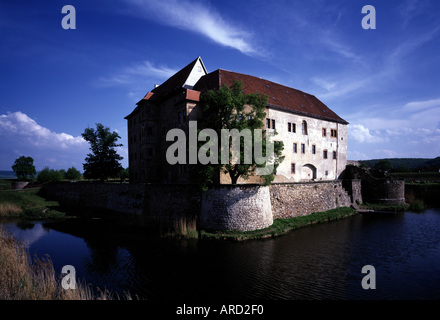 Heldrungen, Wasserburg, Foto Stock