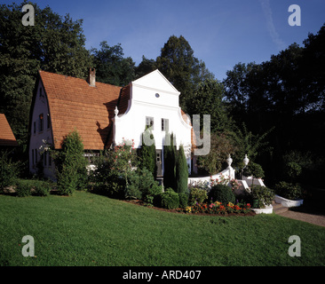 Worpswede, Barkenhoff, Heinrich Vogeler Gedenkstätte, Gartenseite Foto Stock