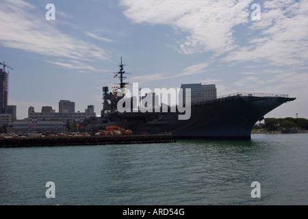 USS Midway, San Diego in California Foto Stock