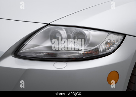 2006 BMW M Roadster in argento - Faro anteriore Foto Stock