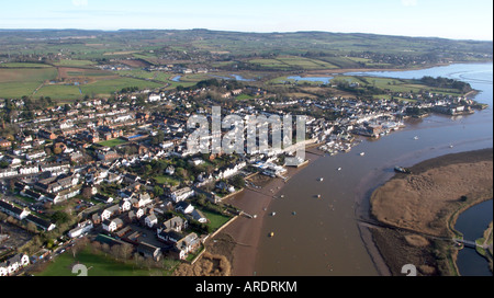 Vedute aeree su Topsham. Exeter. Devon. Regno Unito Foto Stock