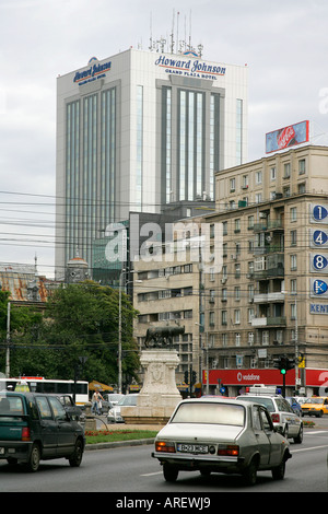 Romania Bucarest Bucarest Bucuresti town city cityscape Hotel International rumeno luogo turistico regione tourist travel Foto Stock