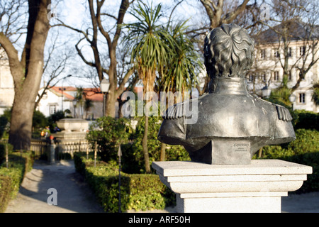 Statua del generale Sir John Moore, La Coruña, Galizia, Spagna Foto Stock