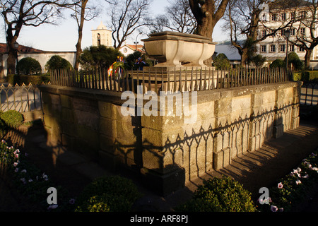 Tomba del generale Sir John Moore, La Coruña, Galizia, Spagna Foto Stock