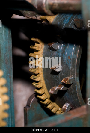 Whitehurst del Derby chiesa orologio in Tideswell Foto Stock