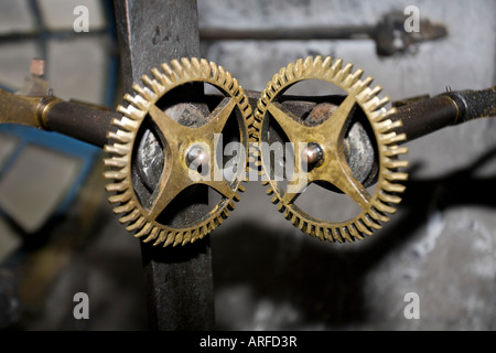 Whitehurst del Derby chiesa orologio in Tideswell Foto Stock