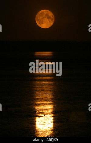 La scala per la luna, Australia, Kimberley Foto Stock