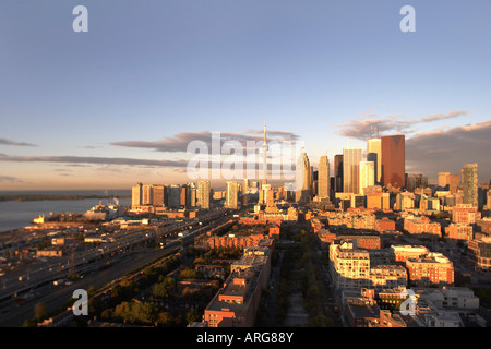 Lo Skyline di Toronto, Ontario, Canada Foto Stock