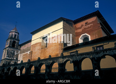 El Sagrario, la chiesa cattolica romana e la chiesa cattolica, il cattolicesimo romano, città di Patzcuaro Michoacan, stato, Messico Foto Stock