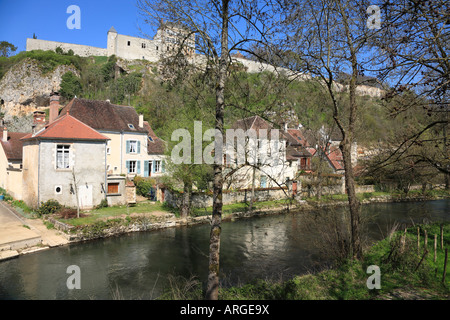 Mailly le Chateau, Yonne, Borgogna, Francia. Foto Stock