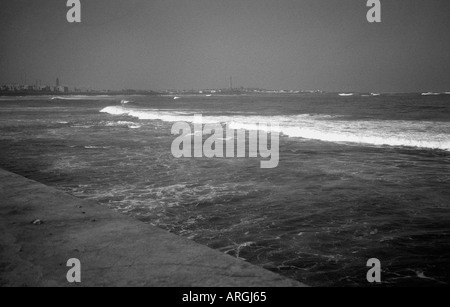 Rabat fiume Oued Bou Regreg da Salé città gemella Rabat-Salé-Zemmour-Zaer regione Western Marocco Maghreb Nord Africa Foto Stock