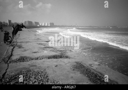 Rabat fiume Oued Bou Regreg da Salé città gemella Rabat-Salé-Zemmour-Zaer regione Western Marocco Maghreb Nord Africa Foto Stock