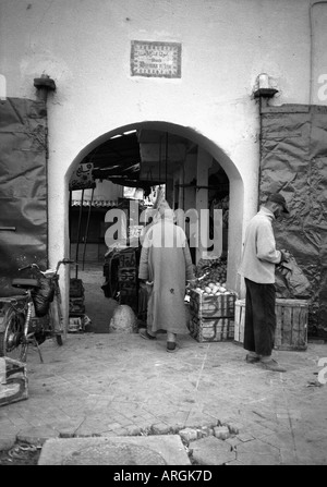 Marrakech Marrakech città rossa a sudovest del Marocco Maghrebian del Maghreb arabo berbero arabo marocchino Africa del Nord Foto Stock