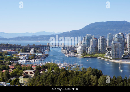 Lo skyline di Vancouver, British Columbia, Canada Foto Stock