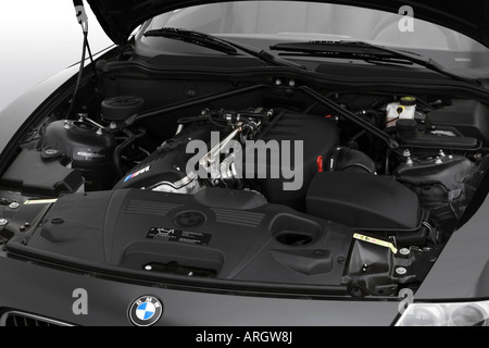 2007 BMW M Roadster in nero - Motore Foto Stock