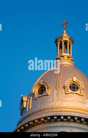 Alta Vista in sezione di un edificio educativo, College Universitaire de Saint-Boniface, San Bonifacio, Winnipeg, Manitoba, Canada Foto Stock