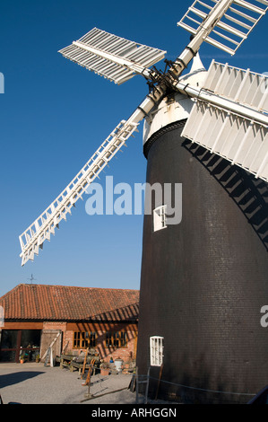 Il mulino a vento di Tuxford e annessi Foto Stock