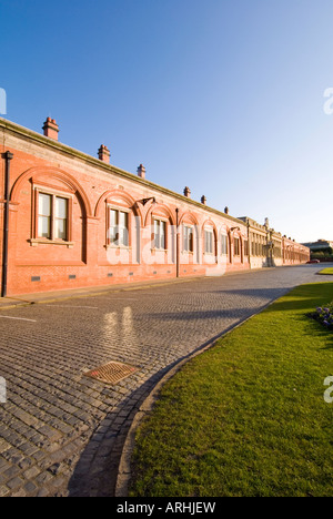 Lever Brothers opere ingresso, Port Sunlight Village Wirral, England, Regno Unito Foto Stock