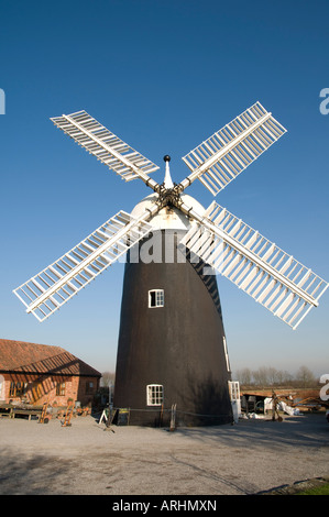 Il mulino a vento di Tuxford, Nottinghamshire, Regno Unito Foto Stock