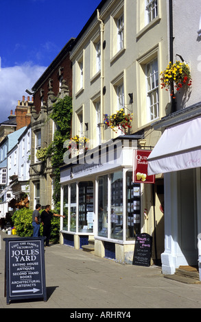 High Street, Market Harborough, Leicestershire, England, Regno Unito Foto Stock