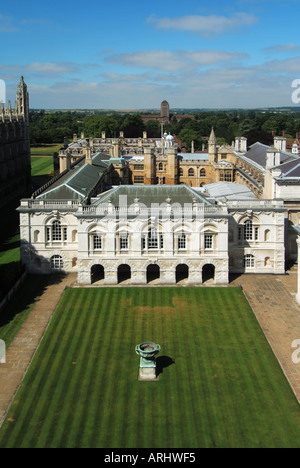 Università di Cambridge città vecchia scuola edifici e prati Foto Stock