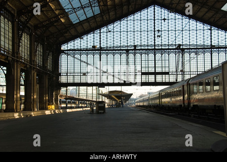 Foto della stazione ferroviaria di gare d austerlitz a Parigi Foto Stock