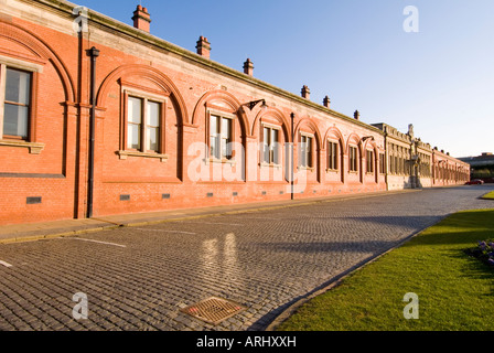 Lever Brothers opere ingresso, Port Sunlight Village Wirral, England, Regno Unito Foto Stock