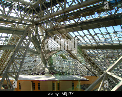 Tettuccio in vetro shopping centre Foto Stock