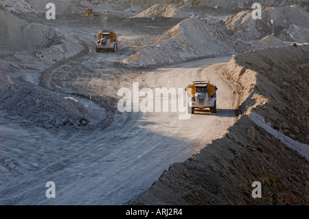 China clay industria mineraria Cornwall Regno Unito Foto Stock