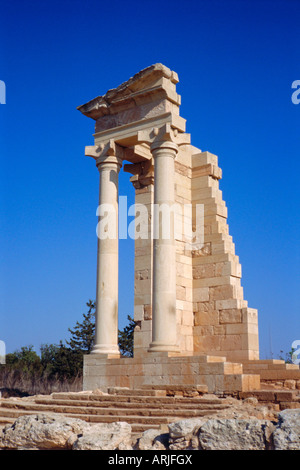 Tempio romano di Apollo, Kourion, Cipro, Europa Foto Stock