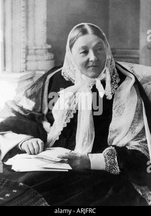 FLORENCE NIGHTINGALE (1820-1910) italiana infermiera e riformatore dell'ospedale Foto Stock