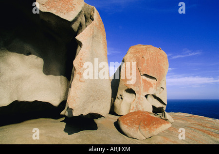 Remarkable Rocks, Parco Nazionale di Flinders Chase, Kangaroo Island, South Australia, Australia Foto Stock