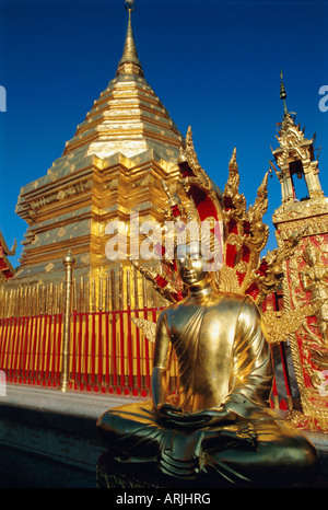Wat Phra That Doi Suthep, Chiang Mai - Doi Suthep, Thailandia, Asia Foto Stock