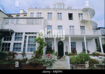 Hauteville House, casa di Victor Hugo, Saint Peter Port Guernsey, Isole del Canale, Regno Unito, Europa Foto Stock