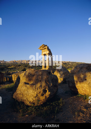 Agrigento, Sito Patrimonio Mondiale dell'UNESCO, Sicilia, Italia, Mediterraneo, Europa Foto Stock