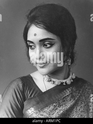 Vyjayanthimala, attrice indiana, ballerina, parlamentare, India, 1960s, vecchia immagine vintage del 1900s Foto Stock