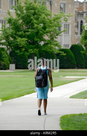 Etniche attività dello studente presso la University of Notre Dame campus a South Bend Indiana IN Foto Stock