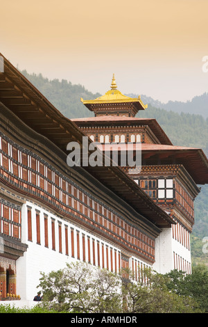 Trashi Chhoe Dzong, Thimphu, Bhutan, Asia Foto Stock